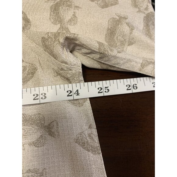 Weatherproof Bass Fish Button Up Outdoor Shirt Size L - Picture 3 of 6